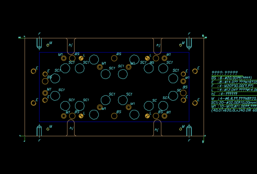 不锈钢铰链支架内挂钩折弯冲压模具图缩略图